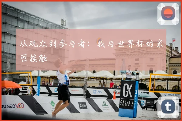 从观众到参与者：我与世界杯的亲密接触